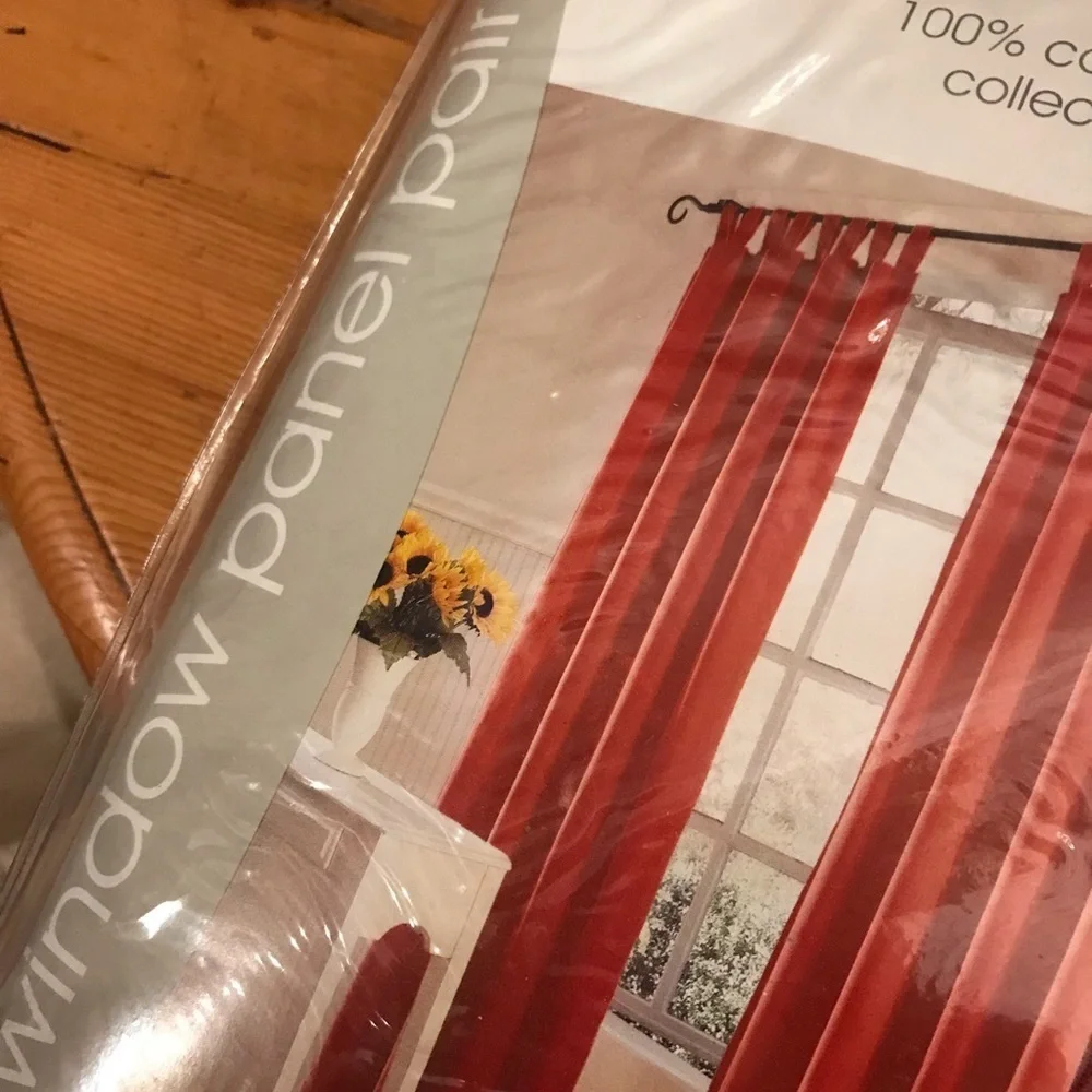 🪟Bundle of Tab Top Window Panel Curtains